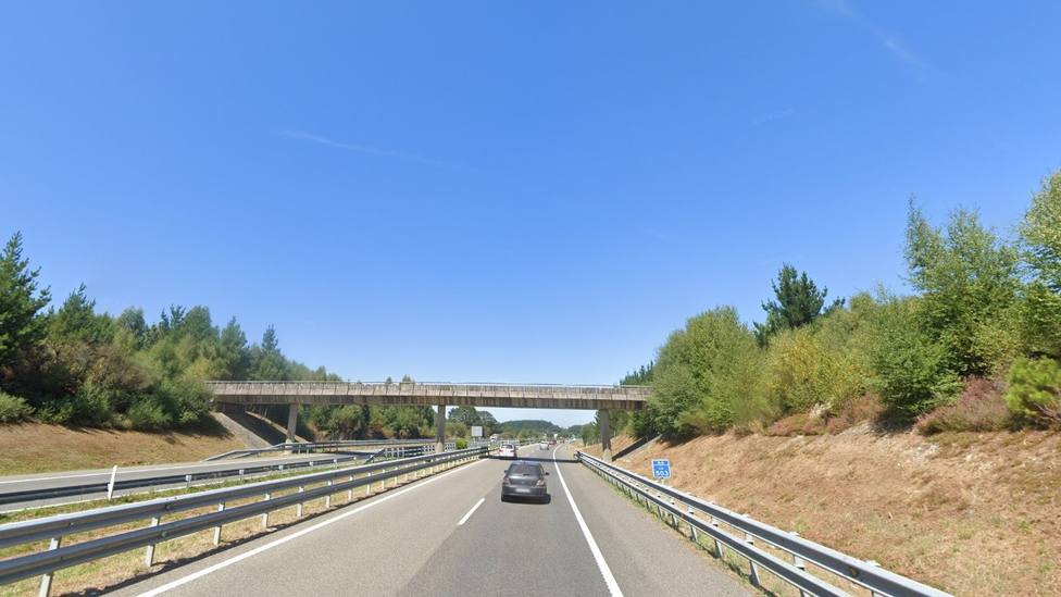 Kilómetro 503 de la Autovía del Noroeste (A-6) en sentido A Coruña