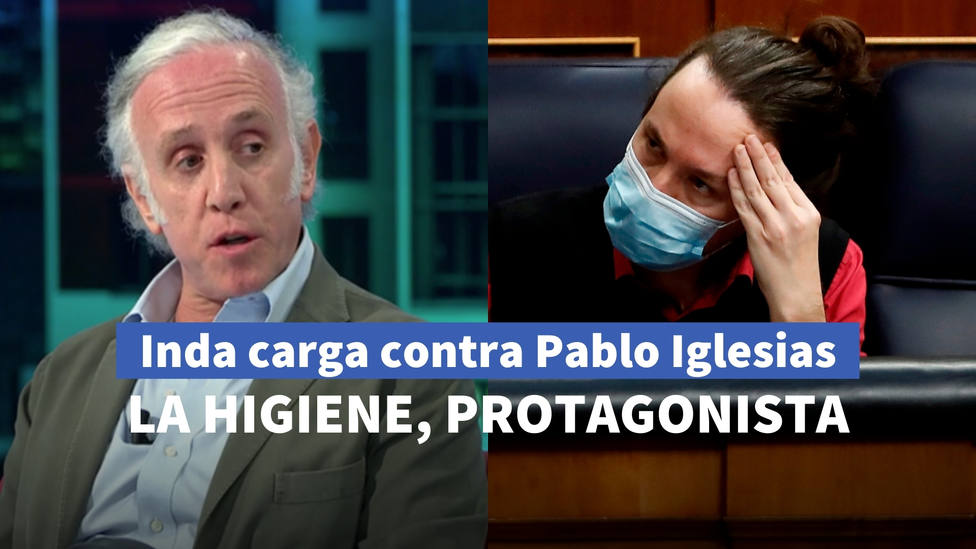 El sorprendente mensaje de Eduardo Inda sobre la higiene personal de Pablo Iglesias en La Sexta