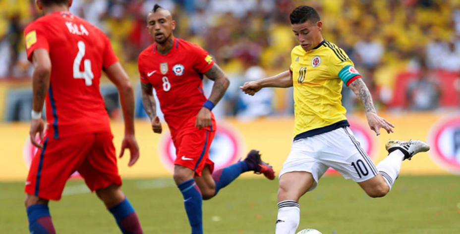Colombia y Chile empataron a cero en Barranquilla. Reuters.