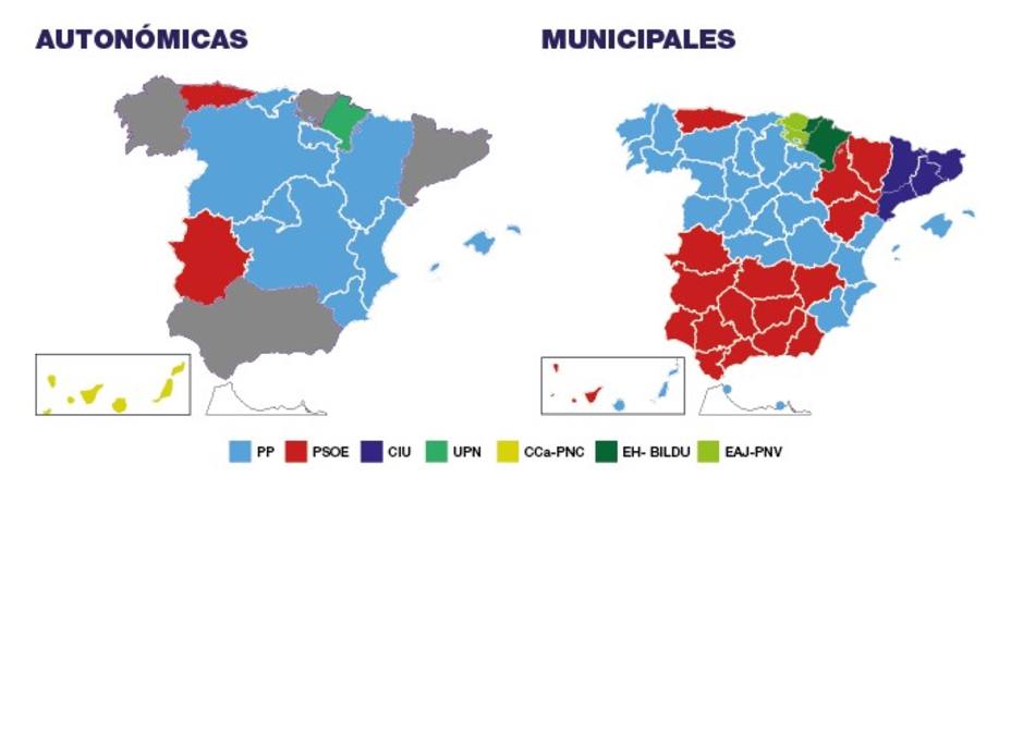 Mapa electoral.