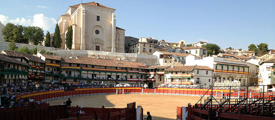 La plaza de toros de Chinchón volverá a acoger festejos de promoción este año. S.N.