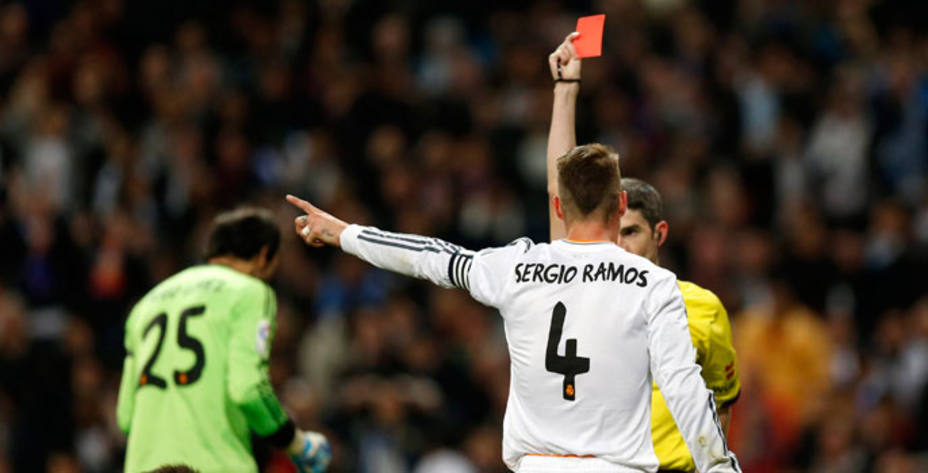 Ramos no podrá jugar ante el Sevilla. Reuters.
