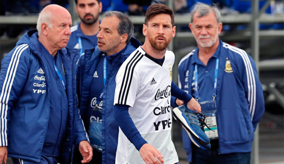 Leo Messi, jugador de la selección argentina. EFE