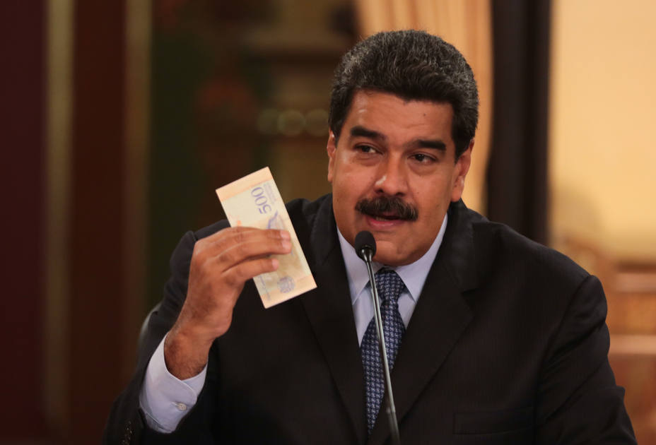 Maduro sube 35 veces el valor del salario mínimo en Venezuela