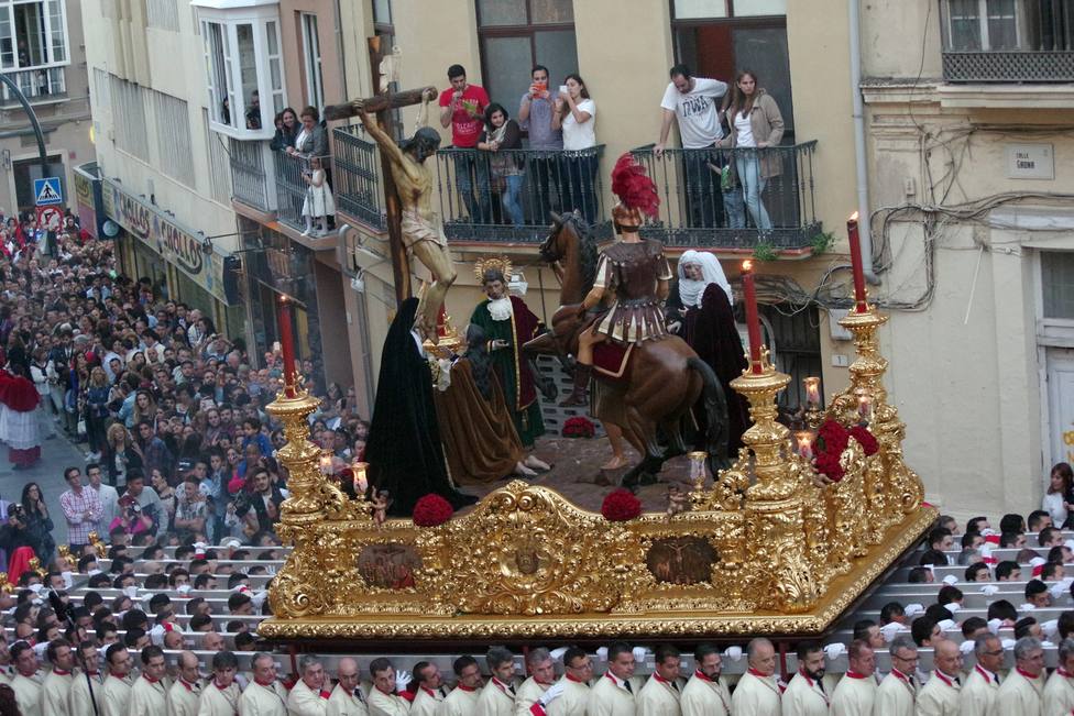 Siete cofradías protagonizan el Miércoles Santo en Málaga