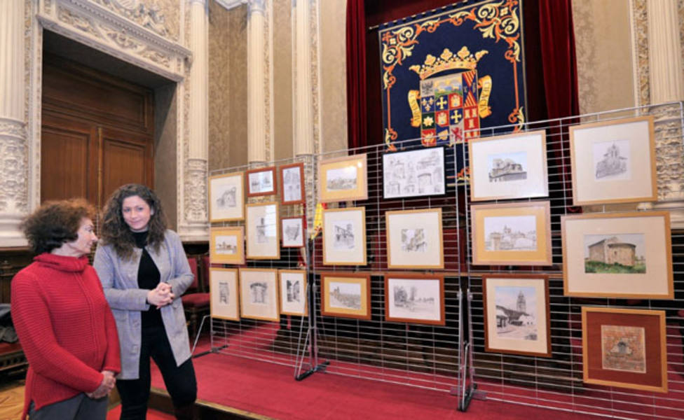 La viuda del pintor Julio del Val dona unaveintena de sus obras a la Diputación