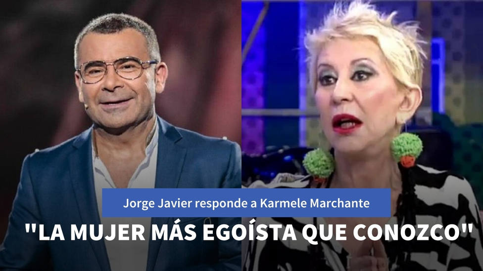 Jorge Javier estalla contra Karmele Marchante tras llamarle públicamente enano psicópata
