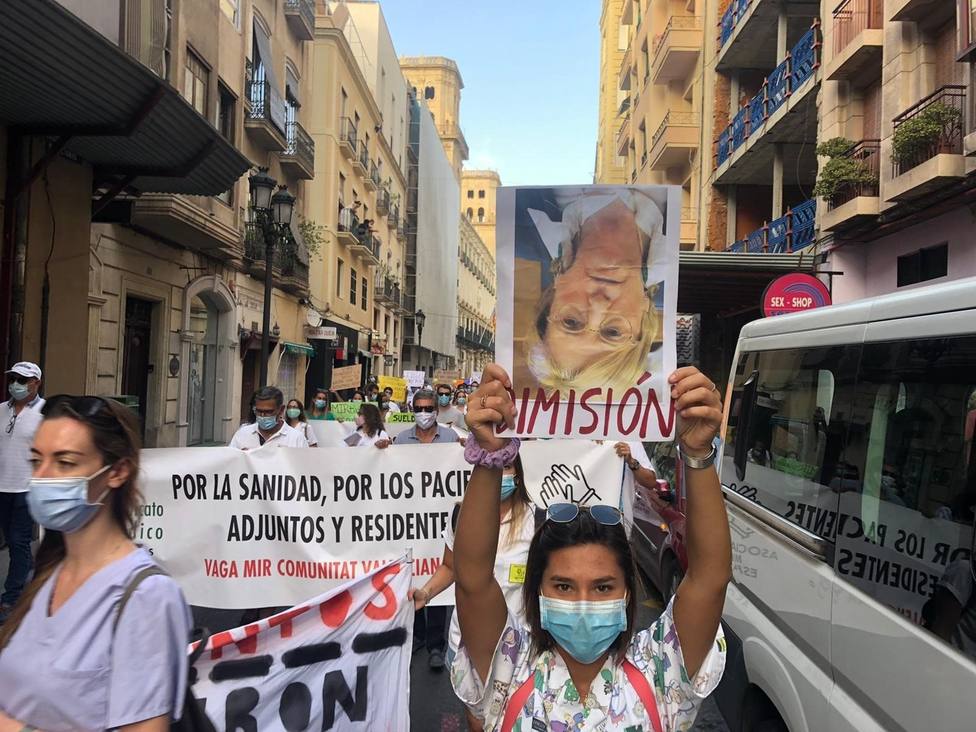 Huelga de los MIR valencianos