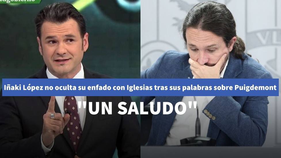 Iñaki López no oculta su enfado con Iglesias tras sus palabras sobre Puigdemont en ‘Salvados’