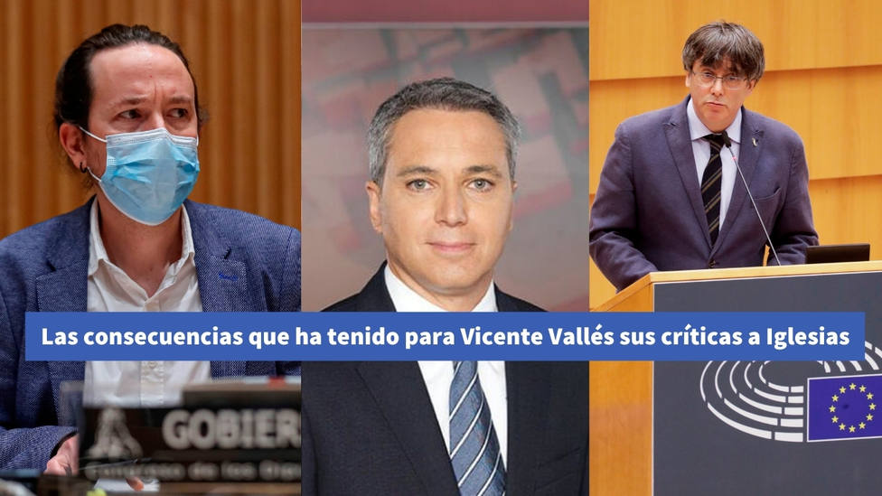 Las consecuencias que ha tenido para Vicente Vallés sus críticas a Iglesias en los últimos días