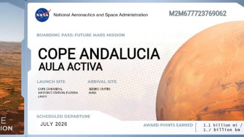 La NASA anuncia que llevará a Marte a COPE Andalucía y a Aula Activa