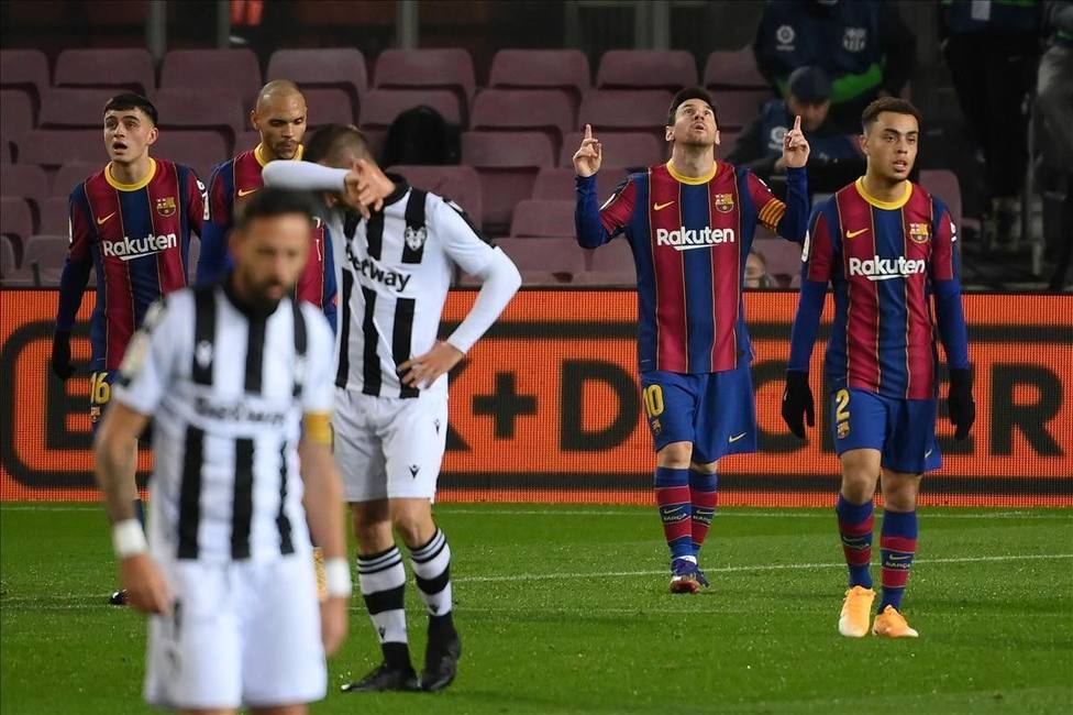El Levante UD ha perdido todas las veces que ha visitado el Camp Nou