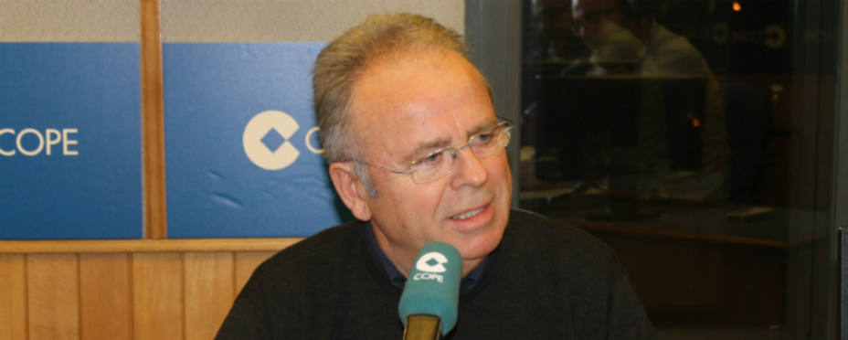 Antonio Martínez durante la entrevista en La Linterna