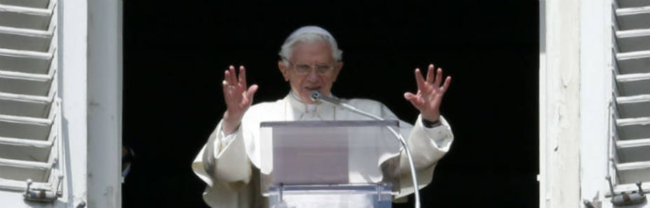 Último Ángelus de Benedicto XVI. REUTERS