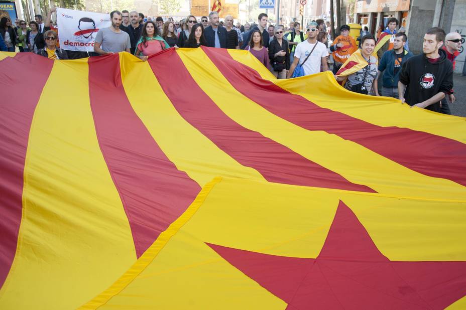 Manifestación en Cataluña. Archivo