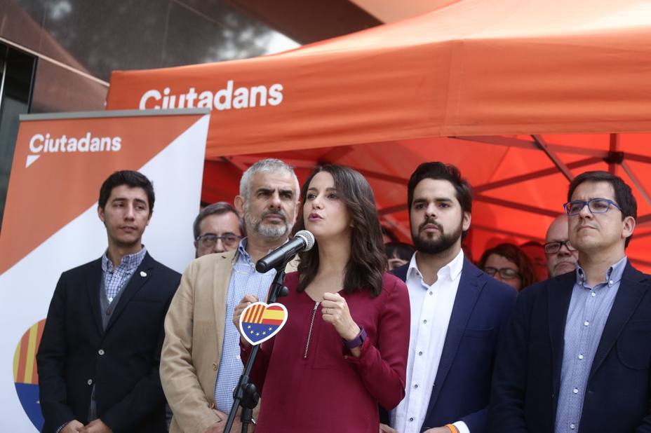 Equipo de Ciudadanos liderado por Inés Arrimadas en Cataluña