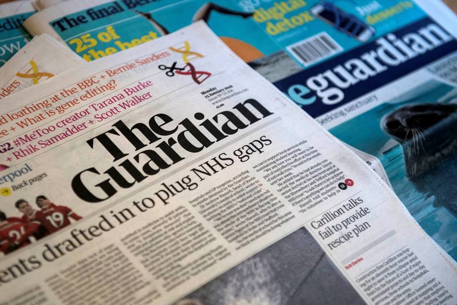 El periódico británico The Guardian cambia de formato