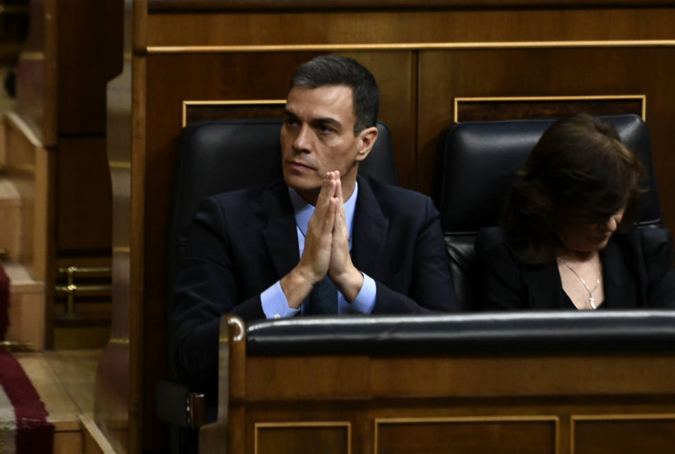 Sánchez contestará hoy en el Congreso a preguntas de PP, Ciudadanos y Podemos sobre sus ocho meses de gestión