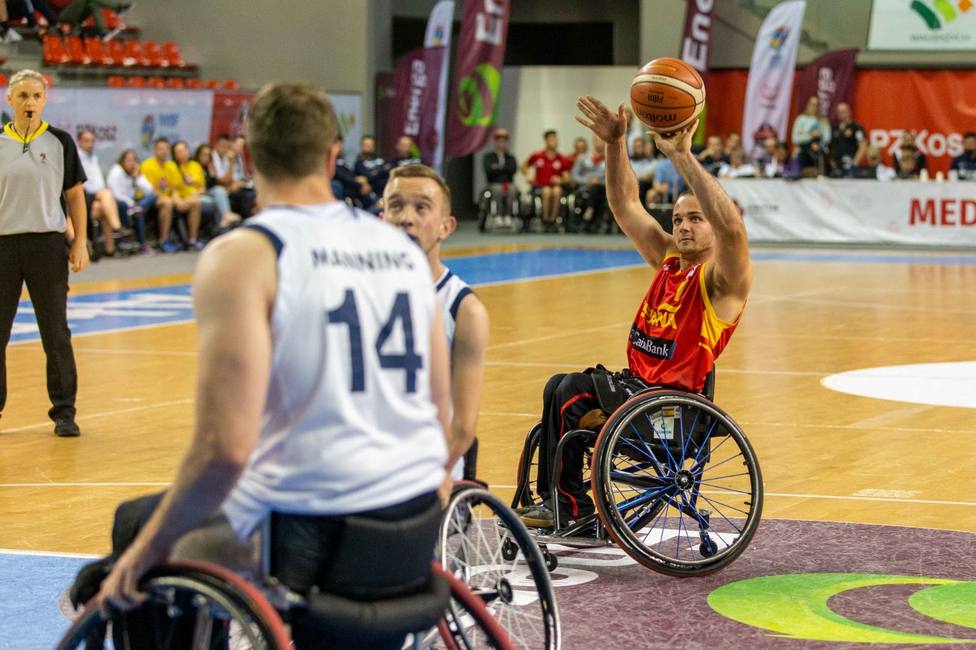 España se cuelga la plata en el Europeo masculino de baloncesto en silla de ruedas