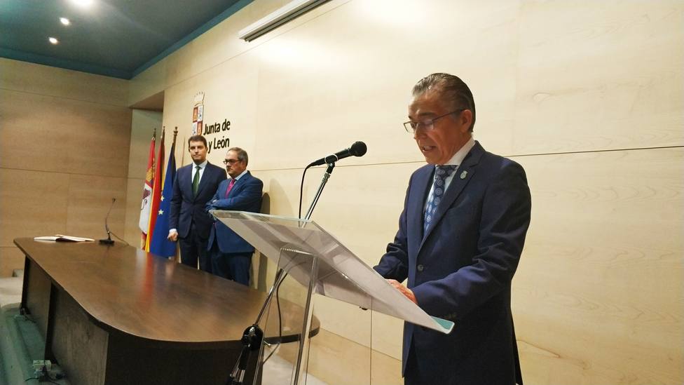Roberto Sáiz en su toma de posesión como nuevo delegado Territorial de la Junta.