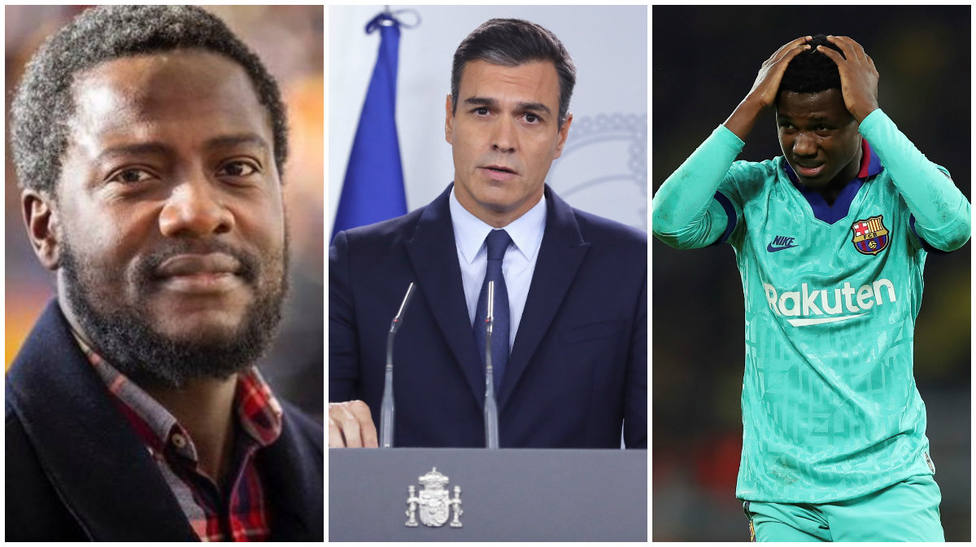 La indignación de Ndongo, el negro de Vox por lo que ha hecho el Gobierno con el jugador del Barça Ansu Fati