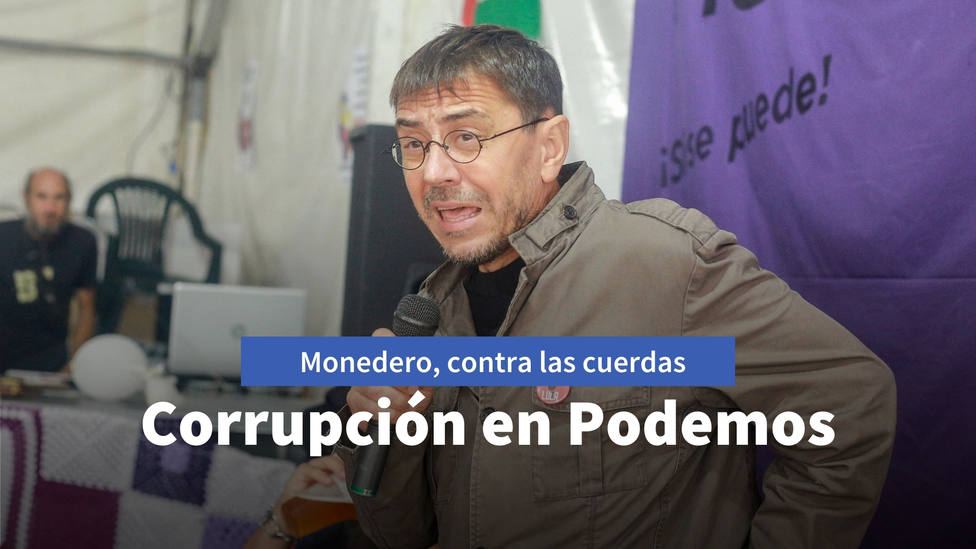 La tormenta de preguntas sobre la corrupción de Podemos que dejan a Monedero con esta cara en directo