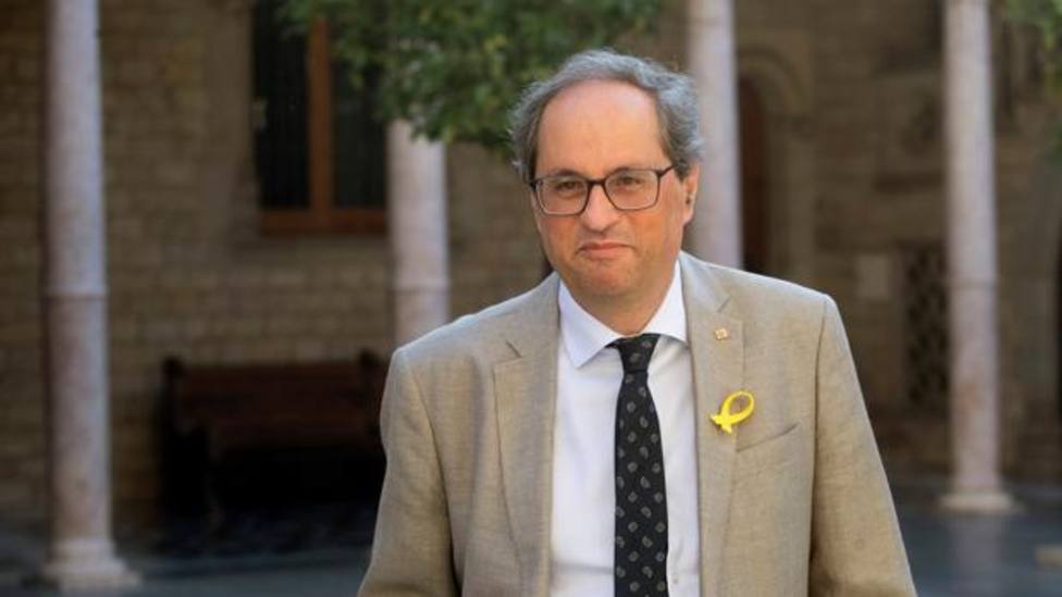 El expresident de la Generalitat, Quim Torra