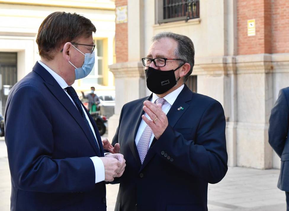 La Diputación acoge una reunión entre Ximo Puig y José Marti