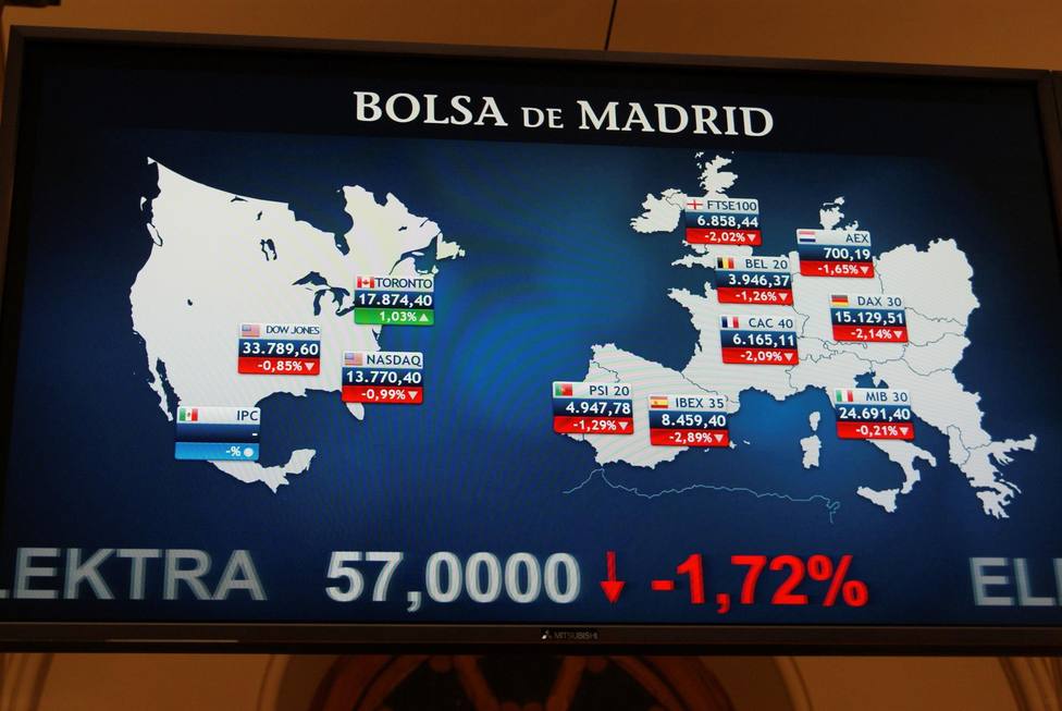 Día intenso en la Bolsa de Madrid