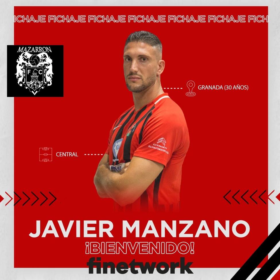 Manzano refuerza la zaga del Mazarrón FC