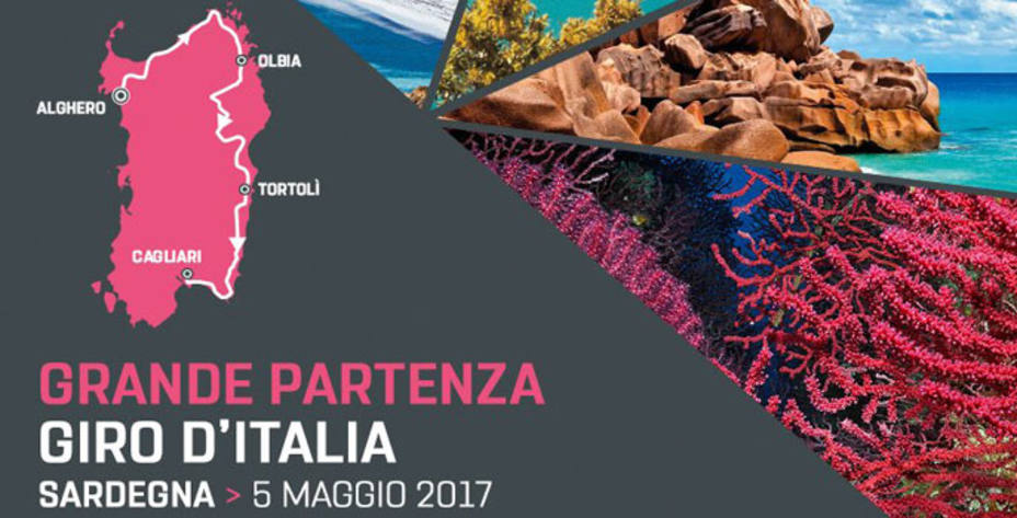 El Giro de Italia 2017 arrancará en Cerdeña el próximo 5 de mayo. @giroditalia.