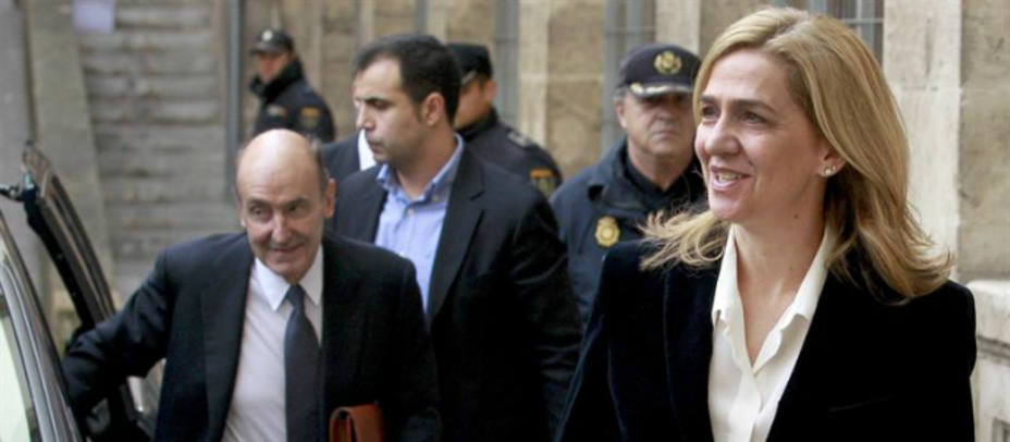 La Infanta Cristina a su llegada a los juzgados de Palma el pasado 8 de febrero. REUTERS