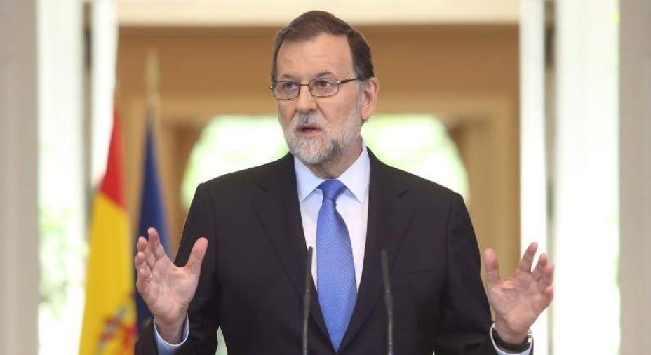 Mariano Rajoy, presidente del Gobierno, en Moncloa. EFE
