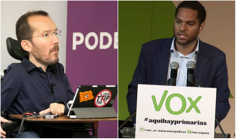 El portavoz de raza negra de Vox responde a Echenique al relacionarlo con el Ku Klux Klan