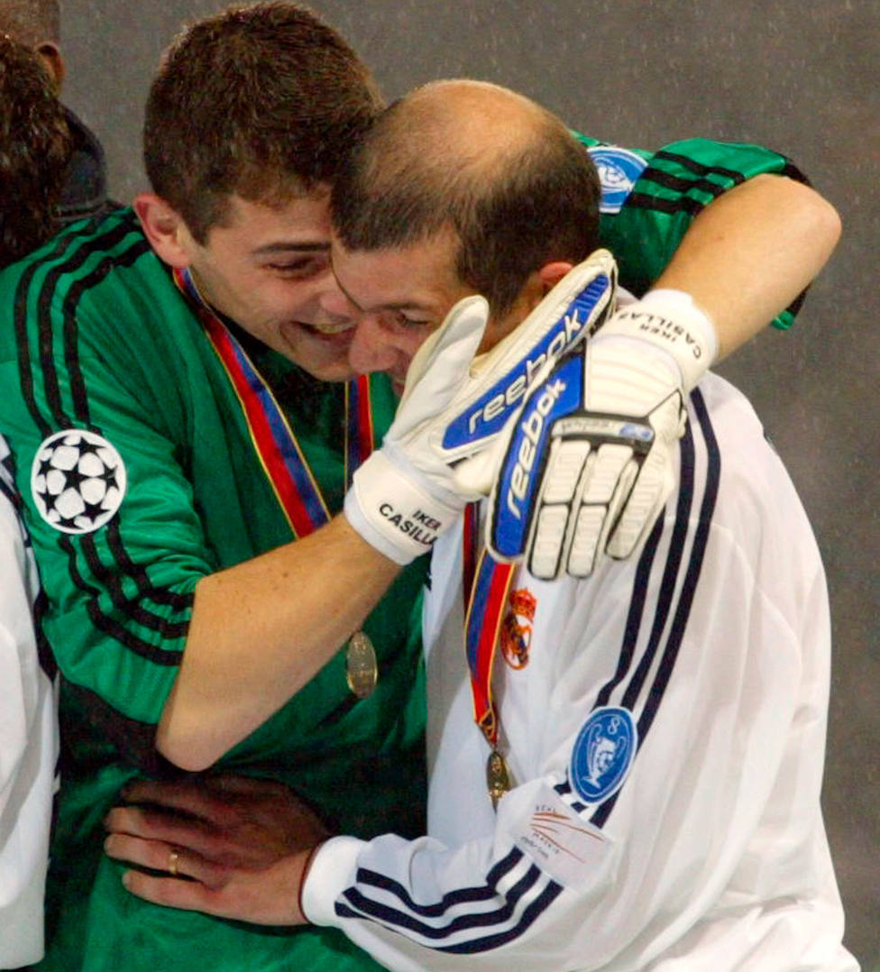 Iker Casillas y Zinedine Zidane