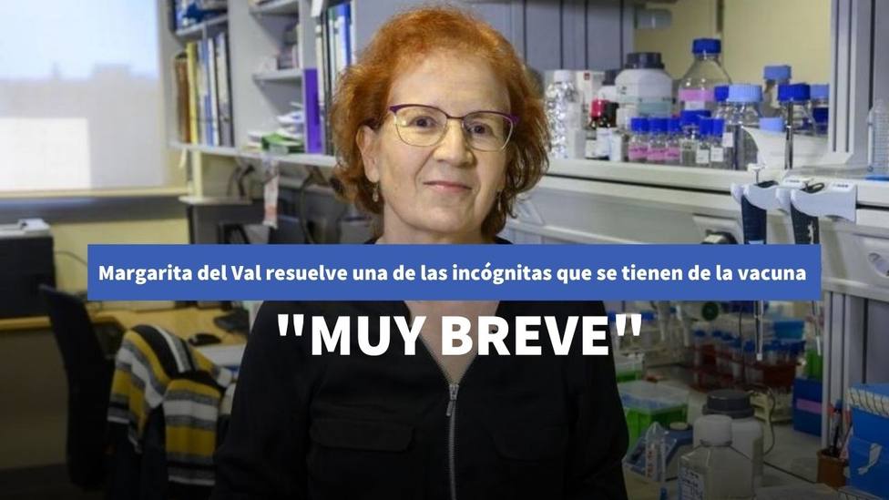 Margarita del Val resuelve una de las grandes incógnitas de la vacuna contra el coronavirus