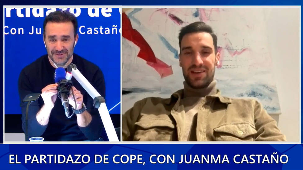 Juanma Castaño entrevista a Sergio Rico, jugador del PSG, para El Partidazo de COPE