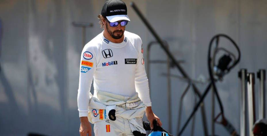 Alonso, tras el GP de España. (Reuters)