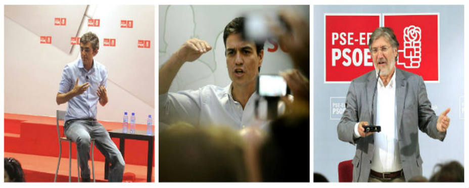 El PSOE proclama definitivamente candidatos a Madina, Sánchez y Pérez Tapias