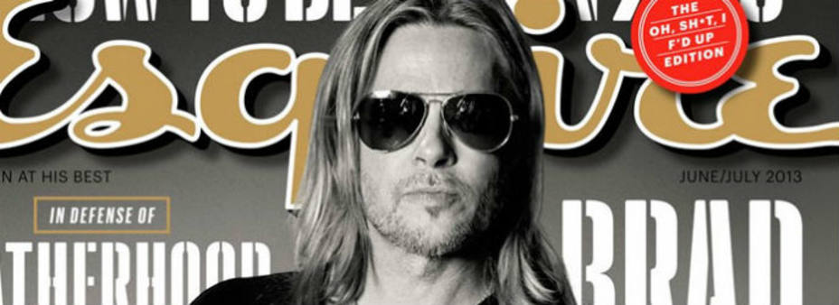Portada de la revista Esquire, con Brad Pitt / Foto: Esquire