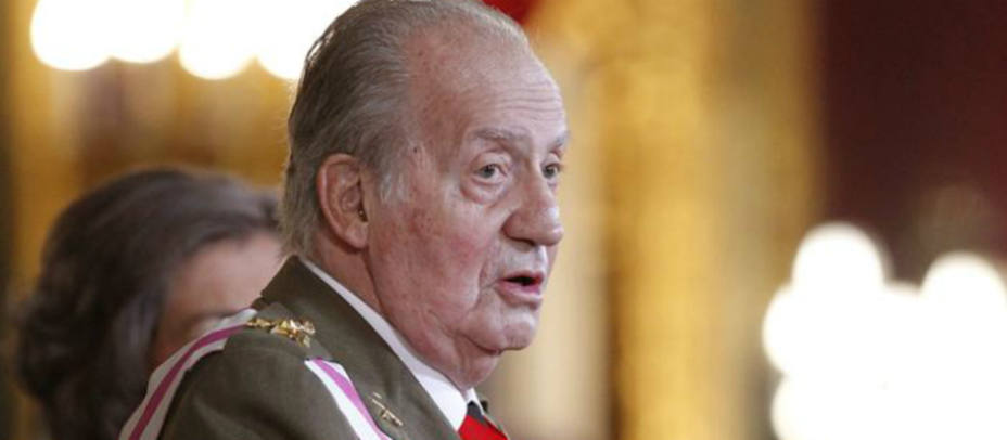 El Rey don Juan Carlos durante su discurso en la Pascua Militar. EFE