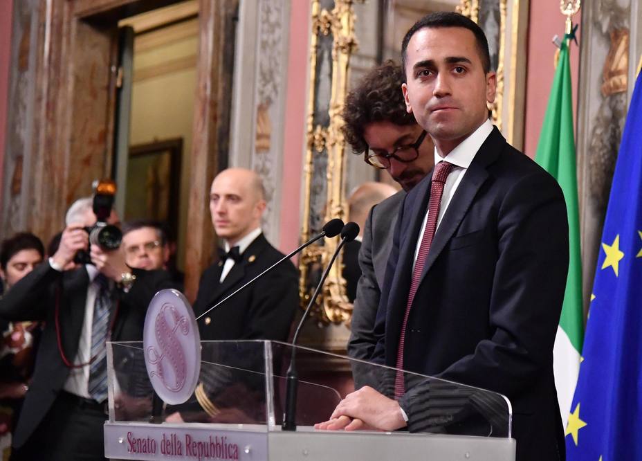 Ronda de consultas del presidente del Senado italiano para la formación de gobierno