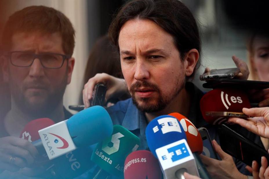 Iglesias visita a Jordi Cuixart en la cárcel