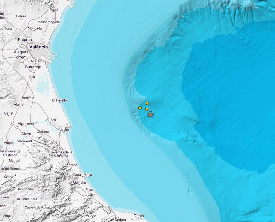 El IGN rebaja a magnitud 3,8 el terremoto en Valencia y estudia su origen al no coincidir con fallas conocidas