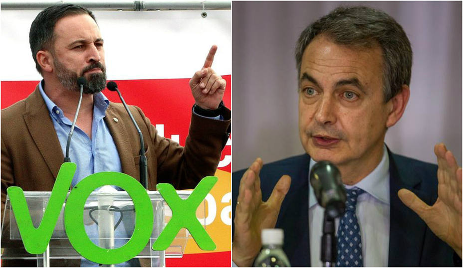 Santiago Abascal envía un mensaje a Zapatero sobre su posible futuro