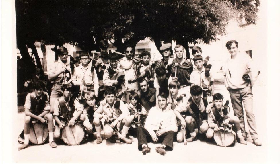Foto de archivo de los integrantes de la Banda de la OJE - FOTO: Junta de Cofradías de la Semana Santa