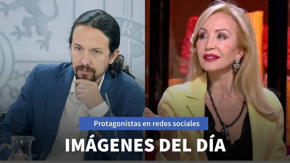 Imágenes del día: el nuevo look de Pablo Iglesias y la mascarilla de Carmen Lomana que genera tendencia