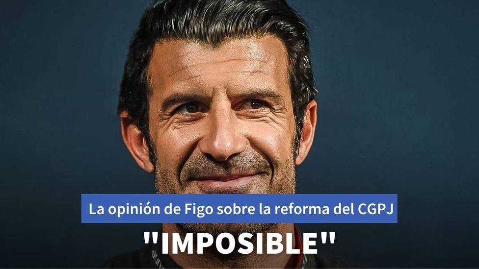 La opinión de Luís Figo tras el análisis de una experta en TVE sobre la reforma del CGPJ