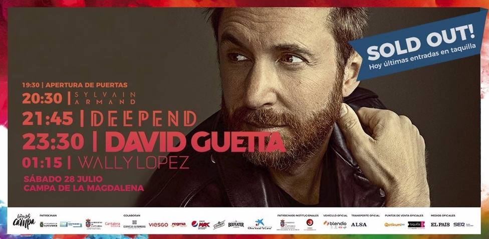 El juzgado anula la multa del Ayuntamiento de Santander a las promotoras del concierto de Guetta