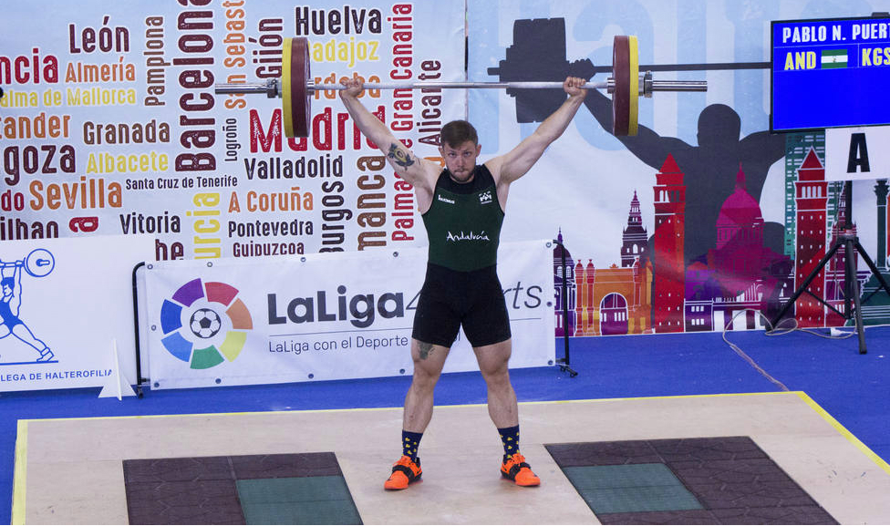 En halterofilia, el motrileño Pablo Puertas es nombrado por la Junta de Andalucía atleta de Alto Nivel